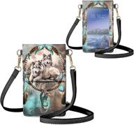 jeocody dream catcher screen smartphones women's handbags & wallets for crossbody bags logo