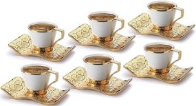 img 4 attached to DEMMEX Stunning Espresso Turkish Holders