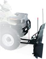 🛷 enhance your atv snow plow with warn 67870 powersports deflector in black logo
