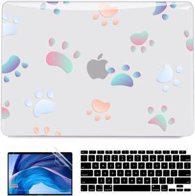 img 4 attached to 👉 B BELK MacBook Air 13 Inch Case 2020 2019 2018 - A2337 M1 A2179 A1932, Retina Display, Hard Shell Cover + Keyboard Cover + Screen Protector