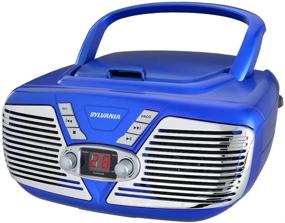 img 1 attached to Sylvania Retro Style Portable CD Boombox With AM/FM Radio- Top Loading CD - Aux-In Jack - AC &Amp