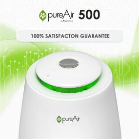 img 1 attached to Greentech Environmental pureAir 500: The Ultimate Portable Air Purifier and Cleaner for Home, Office, and Bedroom, Ideal for Up to 850 Sq. Ft., Eliminates Stubborn Odors with Ease!