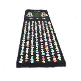 img 3 attached to 🦶 Yosoo Reflexology Walk Stone Foot Massage Mat - Natural Pebbles Acupressure Mat for Shiatsu Circulation and Health Care