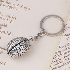 img 3 attached to 🧠 Enhance Your Brainpower with the BOKIE Brain Keychain Brainiac Medicine