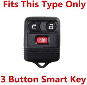 img 1 attached to Rpkey Silicone Keyless Entry Remote Control Cover Case for Ford Lincoln Mercury Mazda - Protector Replacement Fit CWTWB1U331 GQ43VT11T CWTWB1U345 8L3Z15K601B 8L-3Z-15K-601B