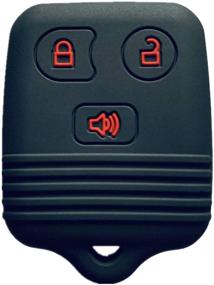 img 2 attached to Rpkey Silicone Keyless Entry Remote Control Cover Case for Ford Lincoln Mercury Mazda - Protector Replacement Fit CWTWB1U331 GQ43VT11T CWTWB1U345 8L3Z15K601B 8L-3Z-15K-601B