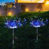 🌈 enchant your outdoor space with multi-colored solar firework stake lights логотип