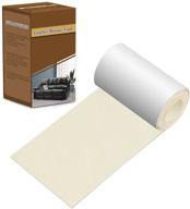 🛋️ onine leather repair tape: 3 x 60 inch patch adhesive for sofas, car seats, handbags, jackets - beige logo