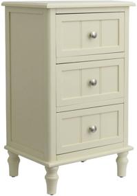 img 3 attached to 🏡 Enhance Your Living Space with Décor Therapy's Buttermilk Finish End Table