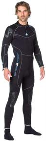 img 4 attached to 🌊 W3 Men's 3.5mm Backzip Waterproof Wetsuit