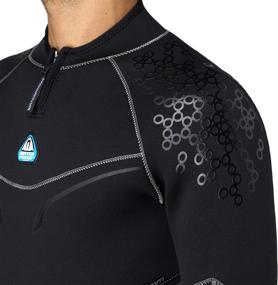 img 2 attached to 🌊 W3 Men's 3.5mm Backzip Waterproof Wetsuit