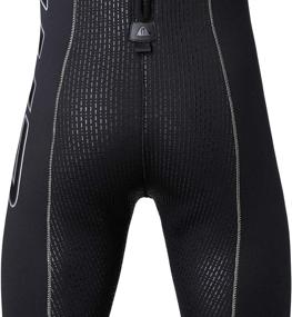 img 1 attached to 🌊 W3 Men's 3.5mm Backzip Waterproof Wetsuit