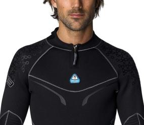 img 3 attached to 🌊 W3 Men's 3.5mm Backzip Waterproof Wetsuit