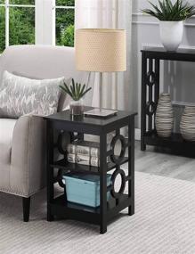 img 1 attached to 🔲 Convenience Concepts Ring End Table: Stylish and Functional in Black