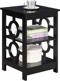 img 2 attached to 🔲 Convenience Concepts Ring End Table: Stylish and Functional in Black