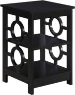 🔲 convenience concepts ring end table: stylish and functional in black логотип