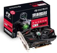 💻 макссан amd radeon rx 550 4gb gddr5 itx графическая карта для игр с поддержкой directx 12 - dvi-d, hdmi, displayport логотип