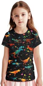 img 1 attached to Neemanndy Teens Boys Girls Shirts: Vibrant 3D Print Graphic Tee with Short Sleeves for Kids 6-16 Years