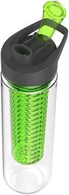 img 2 attached to 🍇 Boost Your Wellness - Extra-Large Infuser Water Bottle with Convenient Flip Top Spout ~ BPA-Free ~ Integrated Handle ~ Infuse Water with Fresh Fruits, Vegetables, Teas, and Herbs