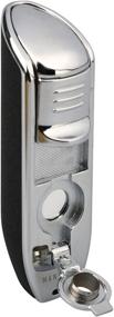 img 1 attached to Mantello Cabinet Triple Jet Flame Butane Torch Lighter - Integrated Cigar Punch Attachment - Premium Refillable Lighter with Enhanced Grip - Smoking Tobacco & Cigarette Accessory - Ideal Gift for Smokers