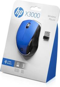 img 2 attached to HP X3000 Wireless Mouse, Blue - K5D27AA#ABL