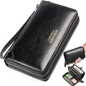 img 4 attached to 📱 Premium Leather Cellphone Business Holster: A Must-Have Accessory for Boyfriend Men in Wallets, Card Cases & Money Organizers