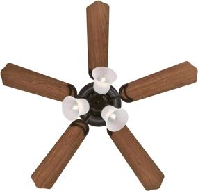 img 1 attached to 🔆 Westinghouse Lighting 7231300 CONTEMPRA TRIO Ceiling Fan with Light, 42 Inch, OIL RUBBED BRONZE - Indoor use