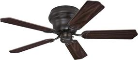 img 2 attached to 🔆 Westinghouse Lighting 7231300 CONTEMPRA TRIO Ceiling Fan with Light, 42 Inch, OIL RUBBED BRONZE - Indoor use