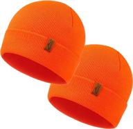 🧣 rajputana 1 & 2 packs: stylish unisex knit winter beanie hats for men and women logo