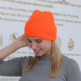 img 3 attached to 🧣 Rajputana 1 & 2 Packs: Stylish Unisex Knit Winter Beanie Hats for Men and Women