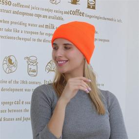 img 2 attached to 🧣 Rajputana 1 & 2 Packs: Stylish Unisex Knit Winter Beanie Hats for Men and Women
