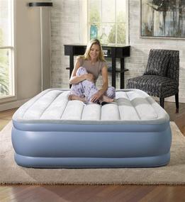 img 3 attached to 🛏️ Full Beautyrest Hi-Loft Inflatable Mattress: Premium Raised-Profile Air Bed with External Pump