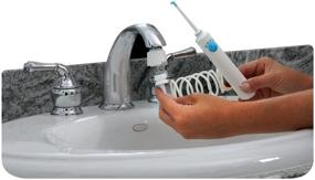 img 1 attached to 🦷 Ginsey Home 4190 ProFloss Waterflosser - Middle Size, White: Improve Your Dental Hygiene