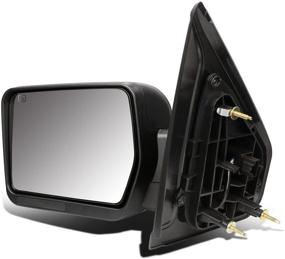 img 4 attached to 🔌 Power-Fold Heated Towing Side Mirror - Left/Driver Side | DNA Motoring TWM-019-T111-BK-L | Compatible With 2004-2014 F-150