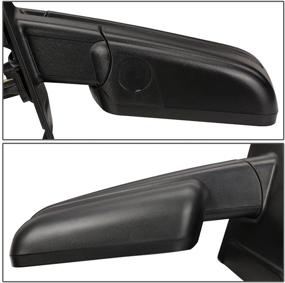 img 3 attached to 🔌 Power-Fold Heated Towing Side Mirror - Left/Driver Side | DNA Motoring TWM-019-T111-BK-L | Compatible With 2004-2014 F-150