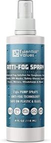 img 3 attached to 👓 2-Pack Anti Fog Spray for Glasses (4oz), Manufactured in the USA – Fog-Blocking Solution for Goggles, Masks, Mirrors, Windows & More! Effective for Plastic & Glass Lenses