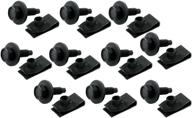 🔩 allstar all18558 body bolt kit with clips: ultimateblack pack of 10 bolts- 10 pack logo