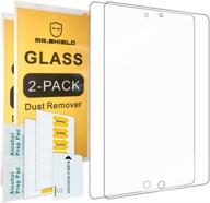 2-pack: mr.shield ipad mini/ipad mini 2/mini 3 retina display tempered glass screen protectors with lifetime replacement logo