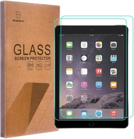 img 3 attached to 2-PACK: Mr.Shield iPad Mini/iPad Mini 2/Mini 3 Retina Display Tempered Glass Screen Protectors with Lifetime Replacement