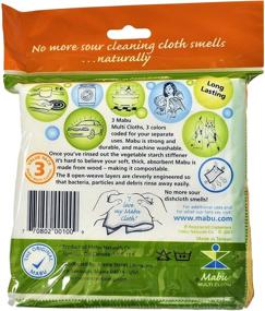 img 2 attached to 🧽 3-Pack of Mabu Wood Fiber Cleaning Cloths