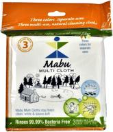 🧽 3-pack of mabu wood fiber cleaning cloths logo