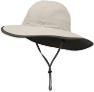 🎩 khaki boys' accessories - outdoor research rambler sombrero for hats & caps logo