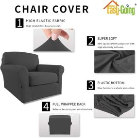 img 1 attached to Easy Going Silpcovers Furniture Protector Slipcovers