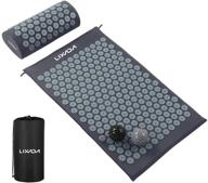 lixada massage mat and pillow set with 2pcs massage balls: ultimate muscle relaxation package with carry bag (optional) logo