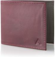 allett slim leather sport wallet: stylish men's accessories for the active gentleman logo