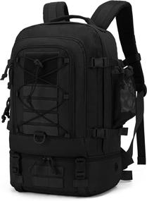 img 4 attached to 🎒 Versatile and Stylish Mardingtop Motorcycle Traveling Backpack in Black (28L)
