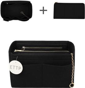 img 3 attached to 👜 Efficient Handbag Organizer Insert for Neverfull: Streamline Women's Accessories