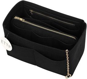 img 4 attached to 👜 Efficient Handbag Organizer Insert for Neverfull: Streamline Women's Accessories