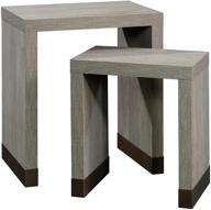 sauder manhattan nesting tables mystic logo