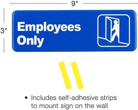 img 3 attached to Employees Only Sign Informative Plastic Retail Store Fixtures & Equipment